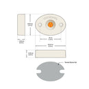 COB Paragon LED Module Light 120V 16W 1280Lm CCT(2.7K, 3K, 4K), CBAC-84-30135-120V-27 with GPH48135AC LED Holder