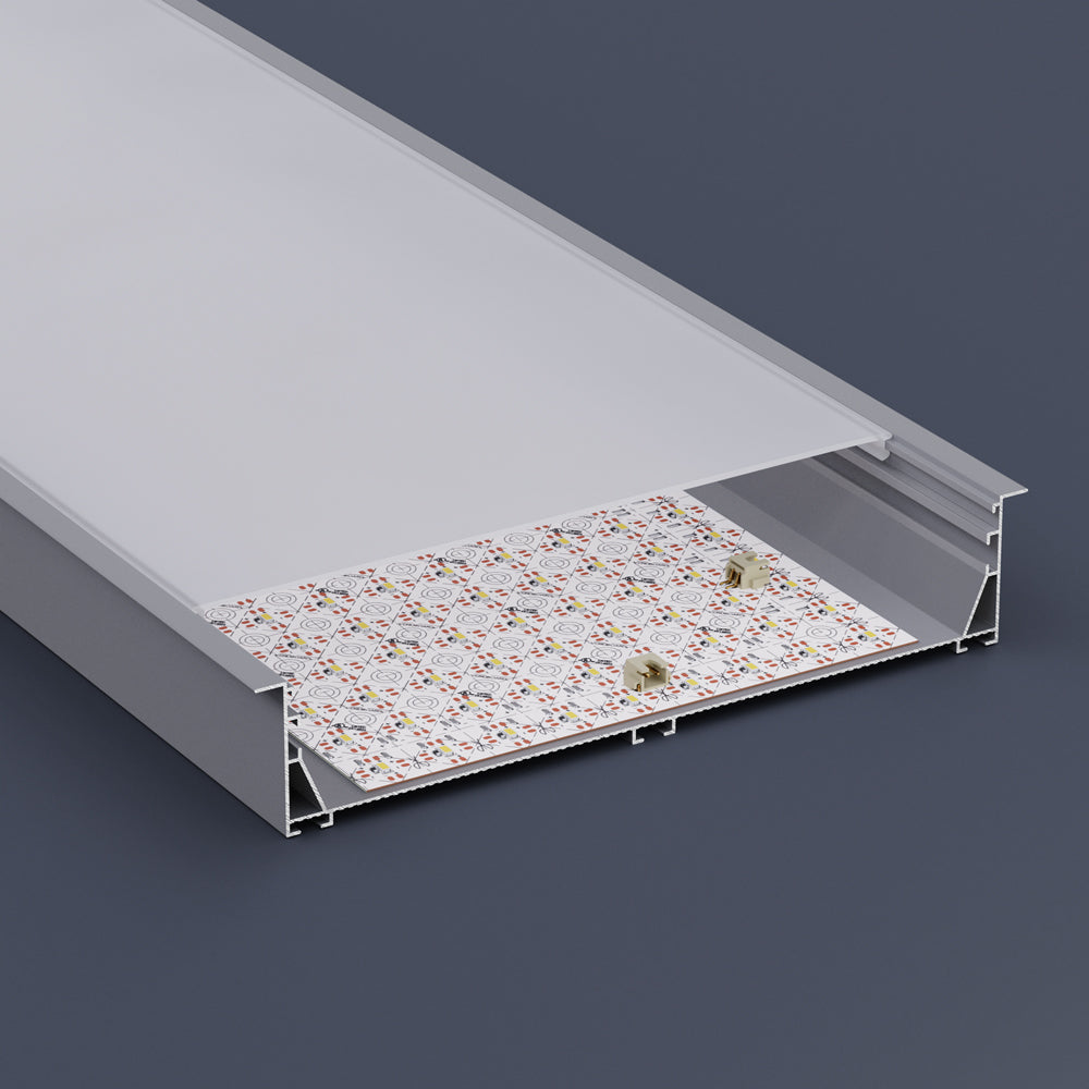Type 306, extra large channel with lips Light Fixture for LED Strip Lights