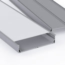 Type 306, extra large channel with lips Light Fixture for LED Sheets, 3Meters (118inches)