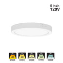 Votatec 5″ Slim Flush Mount – 5Way CCT PL16-PR5-11W120-5CCT 120V 11W CCT(2.7K, 3K, 3.5K, 4K, 5K)