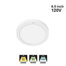 Votatec 6.5″ PIR Sensor Slim Flush Mount LED HM07-PR7-12W120-3CCT-MS-SA 120V 12W CCT(3K, 4K, 5K)