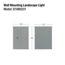 D7AB0237 LED Wall Light Up Down, 24V 6W 3000K(Warm White)