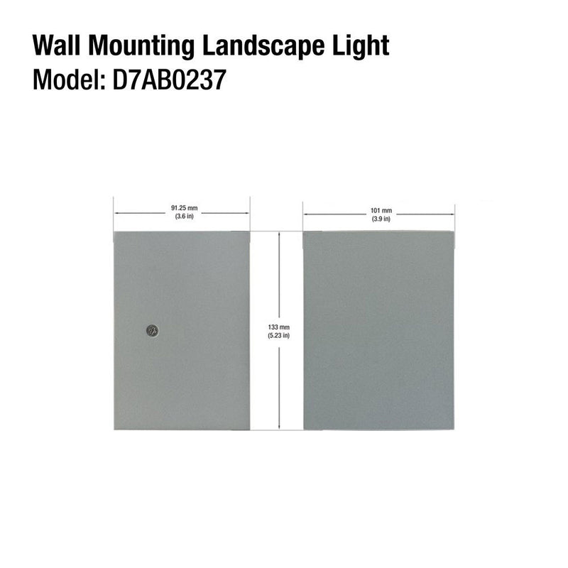 D7AB0237 LED Wall Light Up Down, 24V 6W 3000K(Warm White)