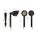 Votatec Landscape Spot Light – 3CCT Adjustable VO-GDW8-3WAY-12-SP 12V 8W CCT(3K, 4K, 5K)