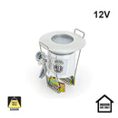 P105-SN-3000K Round LED Step Light, 12V 0.6W 3000K(Warm White)