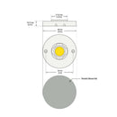 COB Paragon LED Module Light 120V 12W 1000Lm 2700K