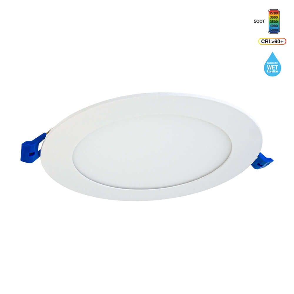 6 Inch Ceiling Fixture 6 inch Round Ultrathin Recessed Ceiling Flat Panel Light LED-6-S12W-12