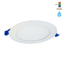 6 inch Round Ultrathin Recessed Ceiling Flat Panel  Light LED-6-S12W-1224V-5CCTWH, 12V~36V 12W 5CCT