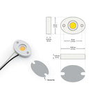 COB Paragon LED Module Light 120V 16W 1280Lm 2700K