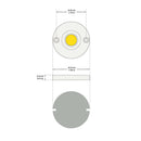 COB Paragon LED Module Light 120V 14W 1200Lm 2700K