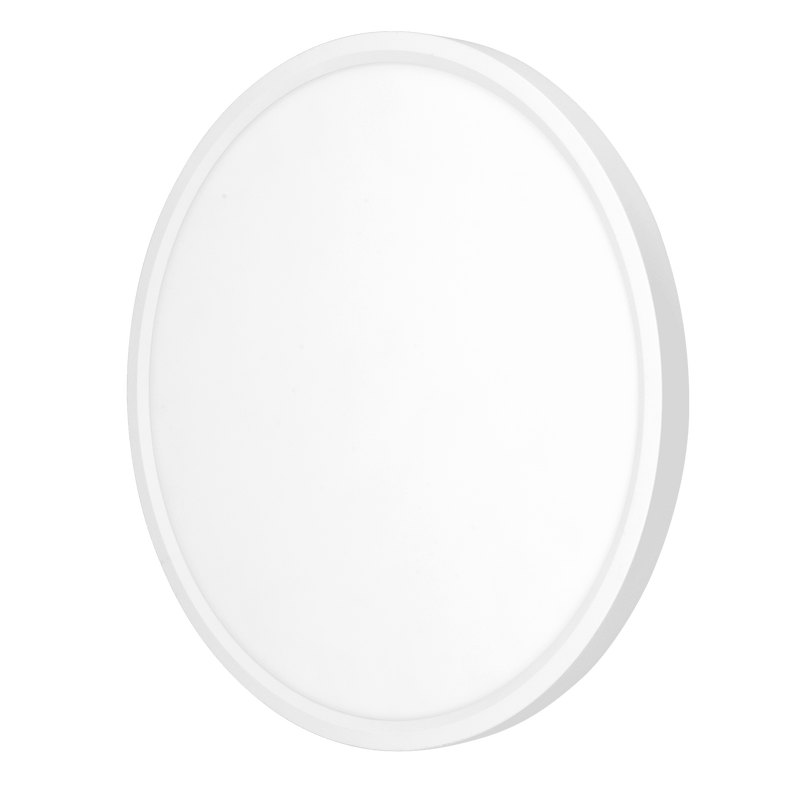 16″ Slim Flush Mount – 5Way CCT HM08-PR16-30W120-5CCT-WSA/WH, 120V 30W CCT(2.7K, 3K, 3.5K, 4K, 5K Adjustable)