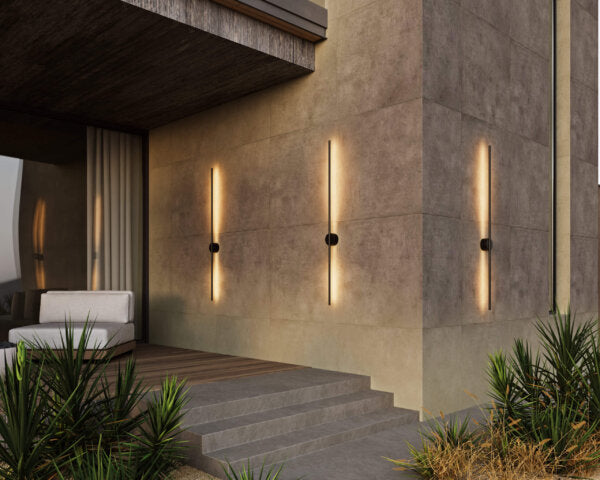 Dals RWS24-CC Midnight 24" Indirect Linear Wall Sconce 120V 6W CCT (2.7K, 3K, 3.5K, 4K, 5K)