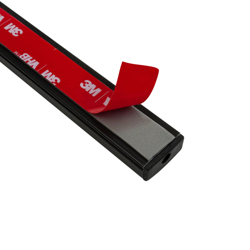 Type 141 Black, Linear Architectural Light Fixture Profile, 3Meters (118inches)