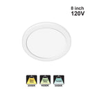 Votatec 8″ Slim Flush Mount – 3Way CCT HM04-PR8-18W80-120-3CCT 120V 18W CCT(3K, 4K, 5K)