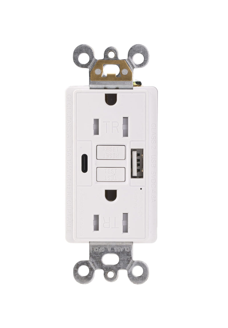 Votatec GFCI & USB Charger BCG-003U 125V 15A