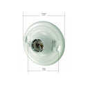 Leviton Keyless Lamp holder, White - ledlightsandparts