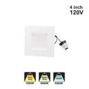 Votatec 4″ Retrofit Downlight – 4CCT Adjustable VO-SR4W9-120-D-4way 120V 9.3W CCT(3K, 4K, 5K)