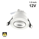 RD24-3W-30K-WH Round Downlight / Ceiling Light, 12V 3W White
