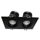 Votatec 3.5″ 2 HEADS Regressed Gimbal 5Way CCT Adjustable VO-SP3.5W12-120-D-5WAY-2H 120V 24W CCT(2.7K, 3K, 3.5K, 4K, 5K)