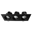 Votatec 3.5″ 3 HEADS Regressed Gimbal 5Way CCT Adjustable VO-SP3.5W12-120-D-5WAY-3H 120V 36W CCT(2.7K, 3K, 3.5K, 4K, 5K)