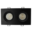 Votatec 3.5″ 2 HEADS Regressed Gimbal 5Way CCT Adjustable VO-SP3.5W12-120-D-5WAY-2H 120V 24W CCT(2.7K, 3K, 3.5K, 4K, 5K)