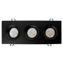 Votatec 3.5″ 3 HEADS Regressed Gimbal 5Way CCT Adjustable VO-SP3.5W12-120-D-5WAY-3H 120V 36W CCT(2.7K, 3K, 3.5K, 4K, 5K)