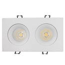 Votatec 3.5″ 2 HEADS Regressed Gimbal 5Way CCT Adjustable VO-SP3.5W12-120-D-5WAY-2H 120V 24W CCT(2.7K, 3K, 3.5K, 4K, 5K)