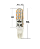 T10 Wedge Base, 194 LED Bulb, 12V 1W 3000K(Warm White)