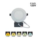 Votatec 4″ Slim Round Panel – 5 Way CCT Adjustable VO-RP4W9-120-D-5WAY 120V 9W CCT(2.7K, 3K, 3.5K, 4K, 5K)
