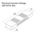 VEROBOARD 24V 60W Triac/0-10V Dimmable LED Driver (Multi Dimming with Junction Box) VBD-024-060VTD2JV2
