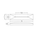 4 inch Linear Step Light 24V 0.6W CCT(2.7K, 3K, 3.5K, 4K, 5K) Black