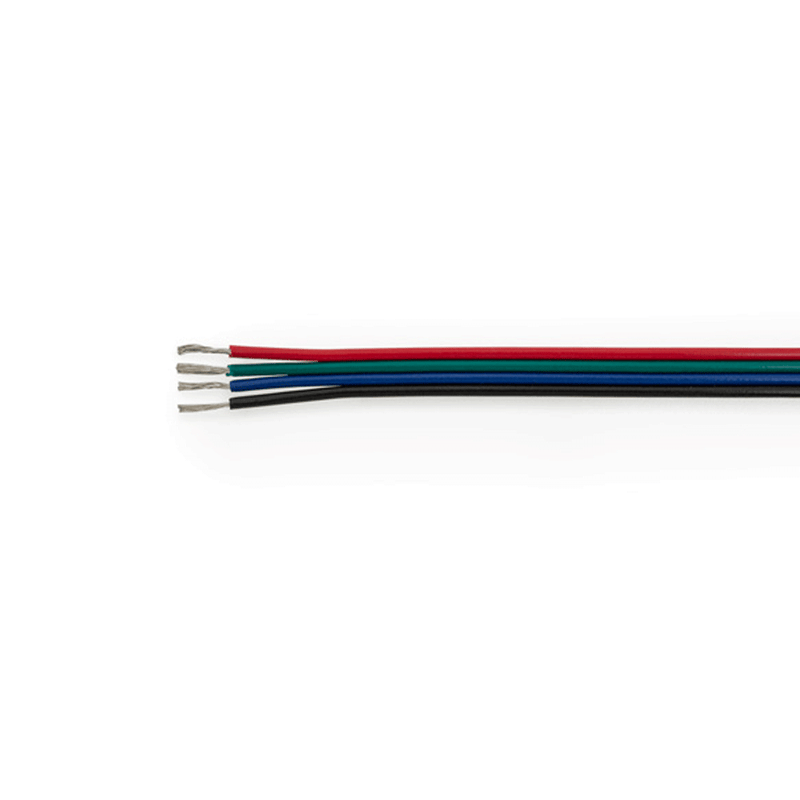 Rgb Solid Core Wire Strand Wire RGB AWG 22, 100 Feet 30.5 meter