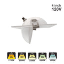 Votatec 4″ Multi-Directional Square Gimbal – 5CCT Adjustable VO-SMD4W9-120-D-5WAY 120V 9W CCT(2.7K, 3K, 3.5K 4K, 5K)