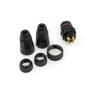 Outdoor Waterproof 2 Way Screw Type Connection Four Contact (RGB), lightsandparts