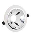 VBD-MTR-17C Recessed LED Light Fixture, 5 inch Round Polished Chrome - ledlightsandparts