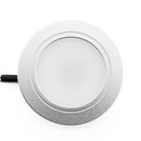 VBUN-R25-12V 2.5W LED Retrofit Cabinet Puck Light 4000k Round Silver Gray - ledlightsandparts