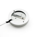 R25-12V Silver Grey Round LED Cabinet Puck Light, 12V 2.5W CCT(2.4K, 2.7K, 3K, 3.5K, 4K, 5K) - ledlightsandparts