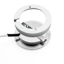 R25-12V Silver Grey Round LED Cabinet Puck Light, 12V 2.5W CCT(2.4K, 2.7K, 3K, 3.5K, 4K, 5K) - ledlightsandparts