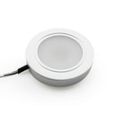 R25-12V Silver Grey Round LED Cabinet Puck Light, 12V 2.5W CCT(2.4K, 2.7K, 3K, 3.5K, 4K, 5K) - ledlightsandparts