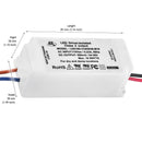 ES LD018D-CU05036-M18 Constant Current LED Driver, 500mA 24-36V 18W max - ledlightsandparts