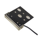 3 inch Step Light, Retaining Wall Light Brushed Nickel Front Cover - ledlightsandparts