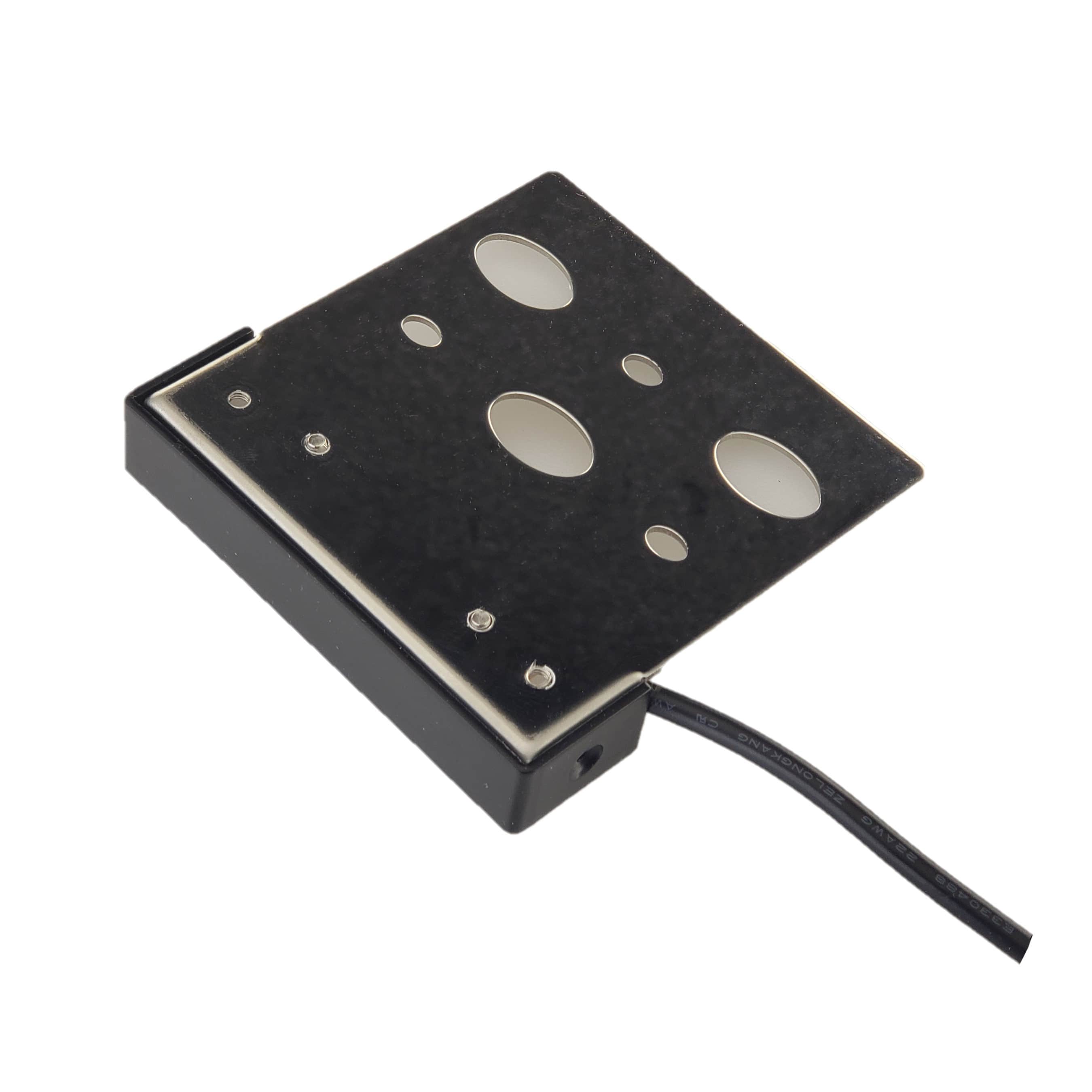 3 inch Step Light, Landscape Retaining Wall Light Matte Black Front co