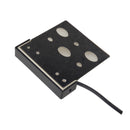 3 inch Step Light, Retaining Wall Light Matte Black Front cover - ledlightsandparts