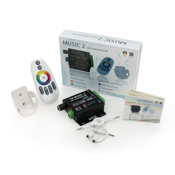 RF RGB Audio Controller Wifi Support - ledlightsandparts