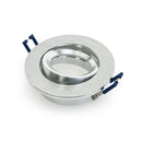 VBD-MTR-70T Recessed LED Light Fixture, 3 inch Round Recessed Brushed Chrome - ledlightsandparts