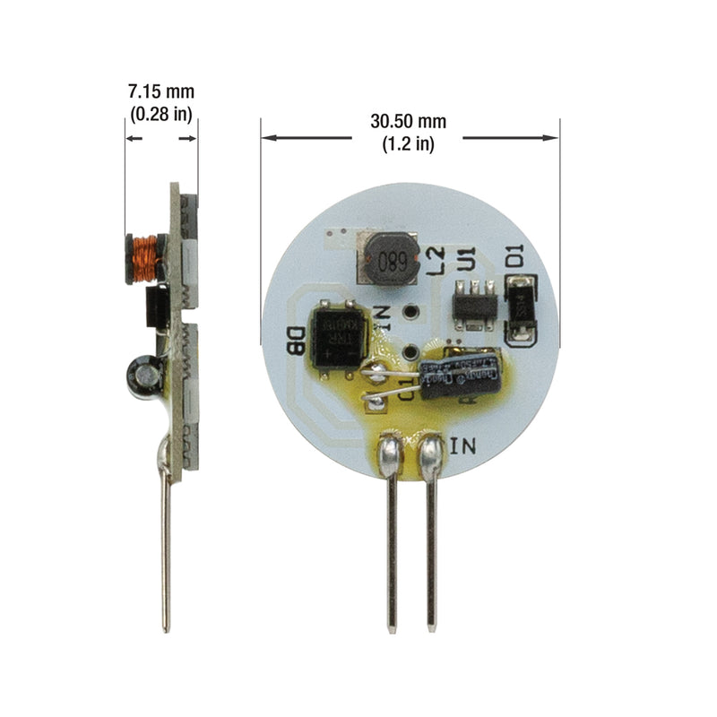 G4 9SMD 5050 9-27V Bulb White Side Pin