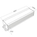 Mean Well HVG-150-12A Constant Current- Constant Voltage LED Driver with Universal Input Voltage - ledlightsandparts