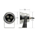 3x1W Landscape Light, 12V 3W Blue