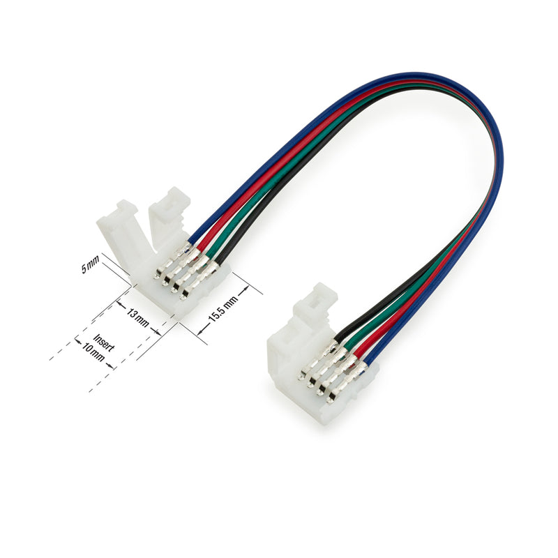 Quick Connector RGB to RGB 10mm LED Strip Connection Solderless