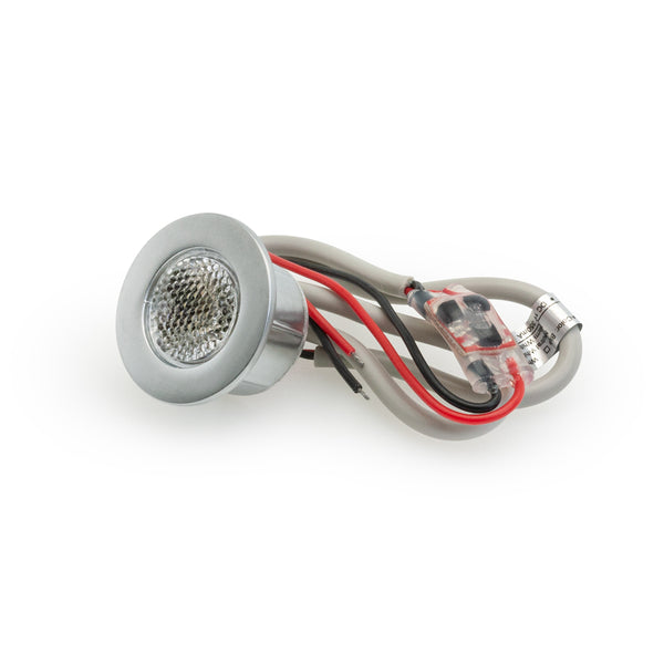 C1022WW Small Round-Flat LED Recessed Lights 12V 1W - 3000K(Warm White), lightsandparts